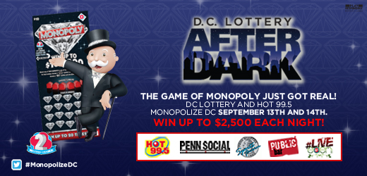 DC Lottery After Dark: Monopoly Edition