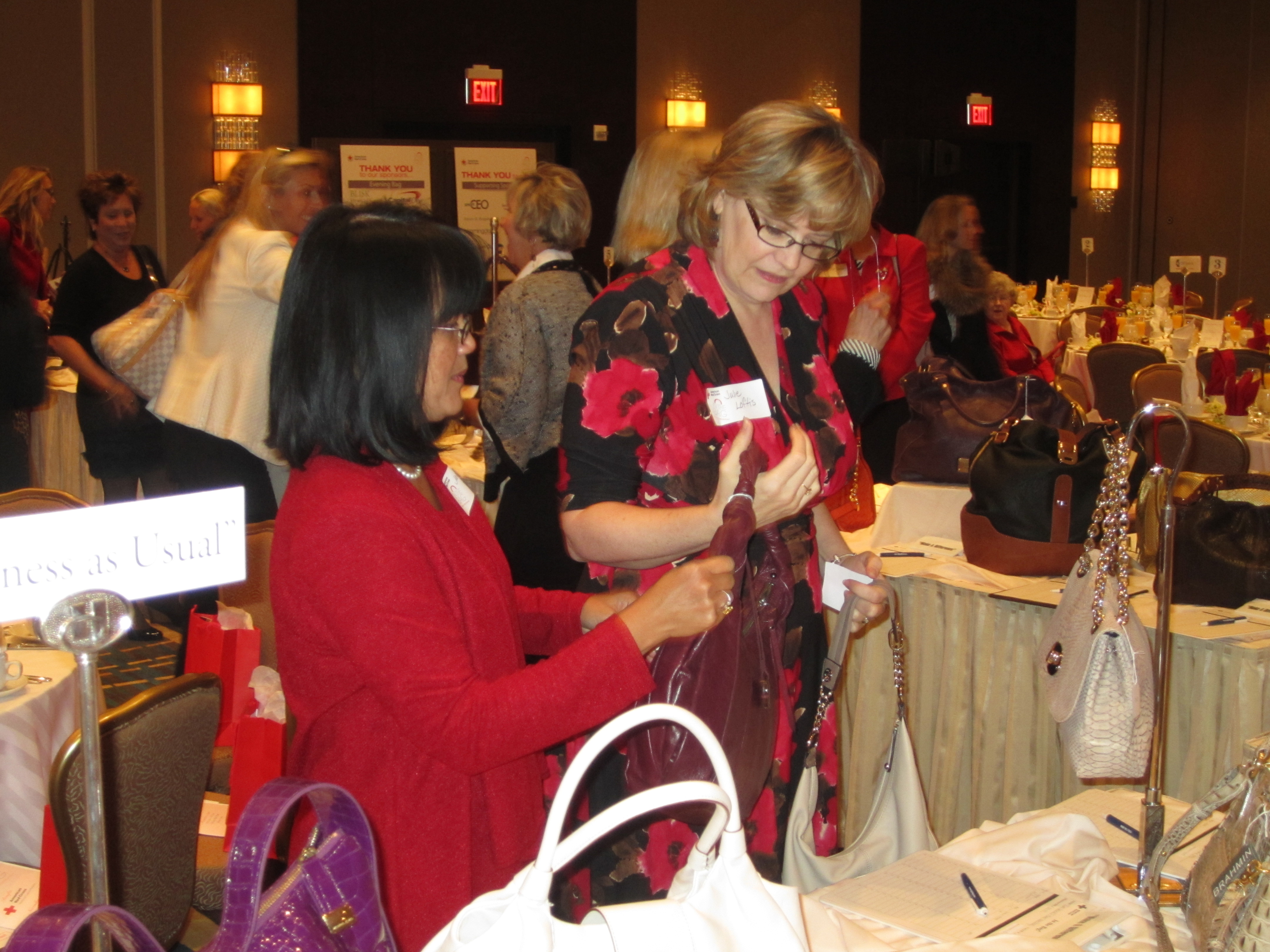 [Party Pix] Red Cross “In the Bag” Luncheon Pulls Together Handbags and Heros