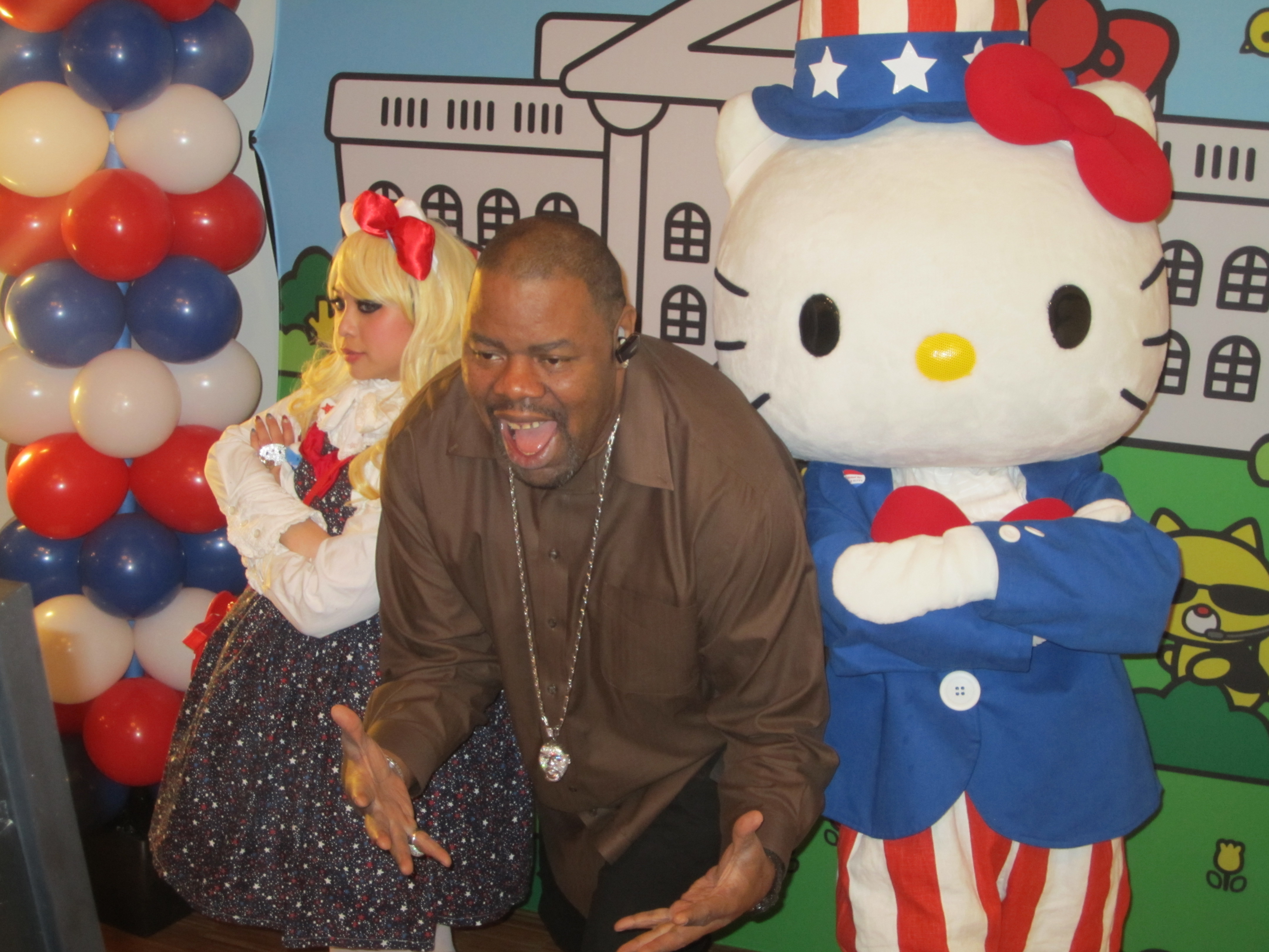 Hello Kitty for President Packs Polls with Play by DJ Biz Markie