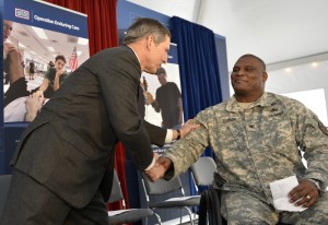 USO ribbon-cutting ceremony at Ft. Belvoir