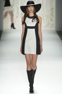 Rachel-Zoe-Spring-2013-Black-White-Shift-Dress