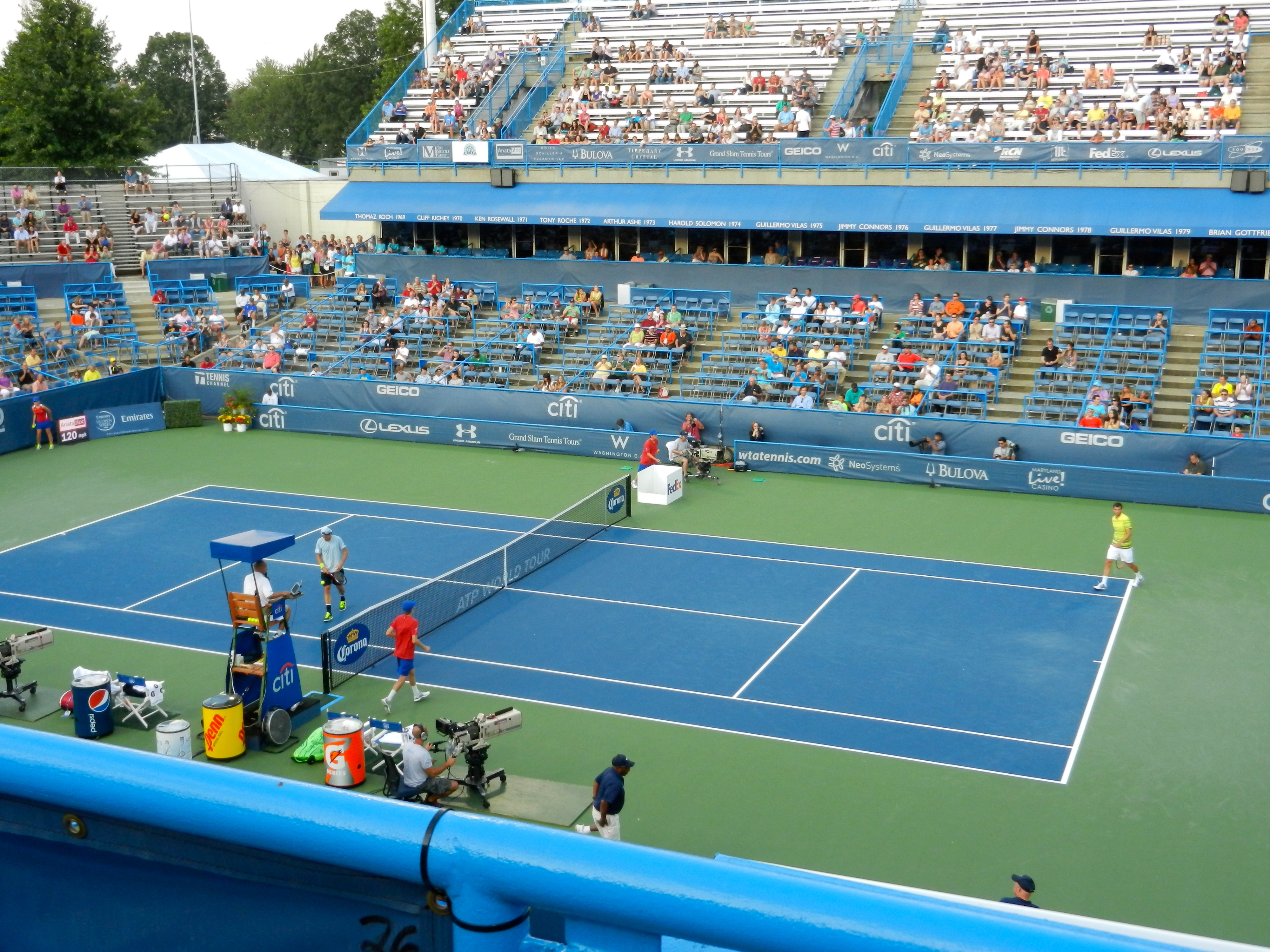 An ‘Epic’ Toast at Friday’s CitiOpen Quarter Finals