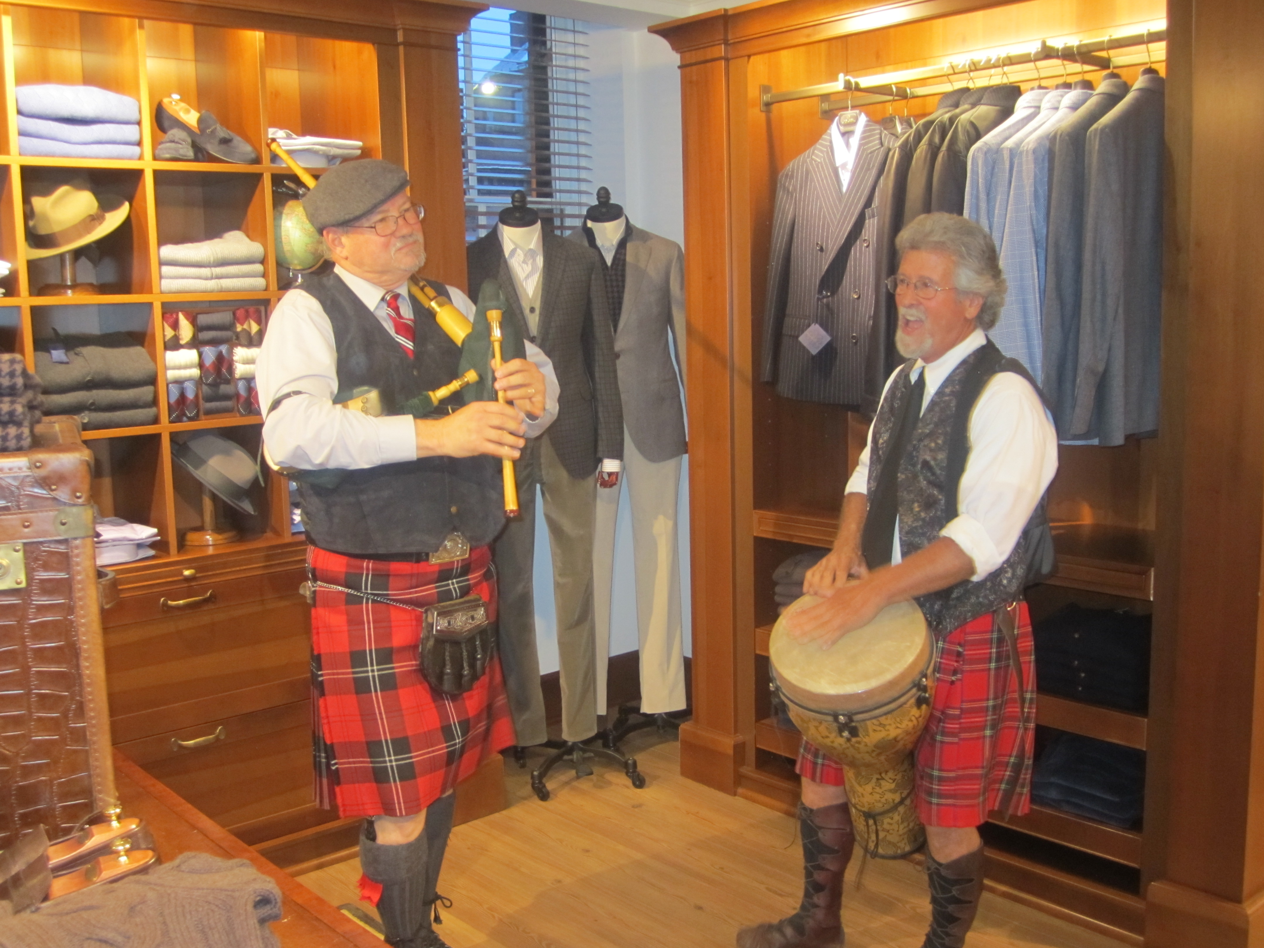 Tartan and Testosterone at Mad About Plaid
