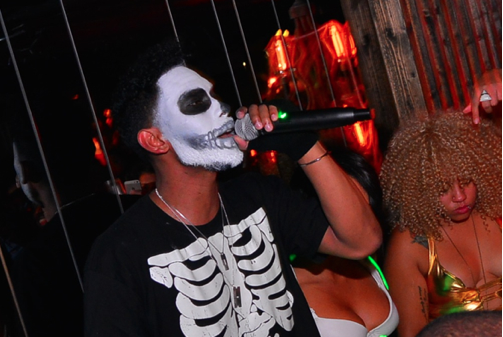 Miguel Follows Halloween Concert with Costume… at Kabin