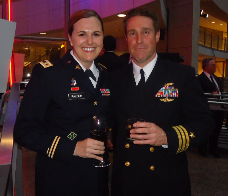 Major Mimi "Doc" Raleigh, US Army & Commander Mark "Fun" Mhley, US Navy
