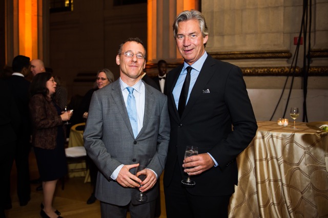 AAM Founder and President Aaron Lobel and Canadian Ambassador to the US Gary Doer at the AAM Awards by Joy Asico
