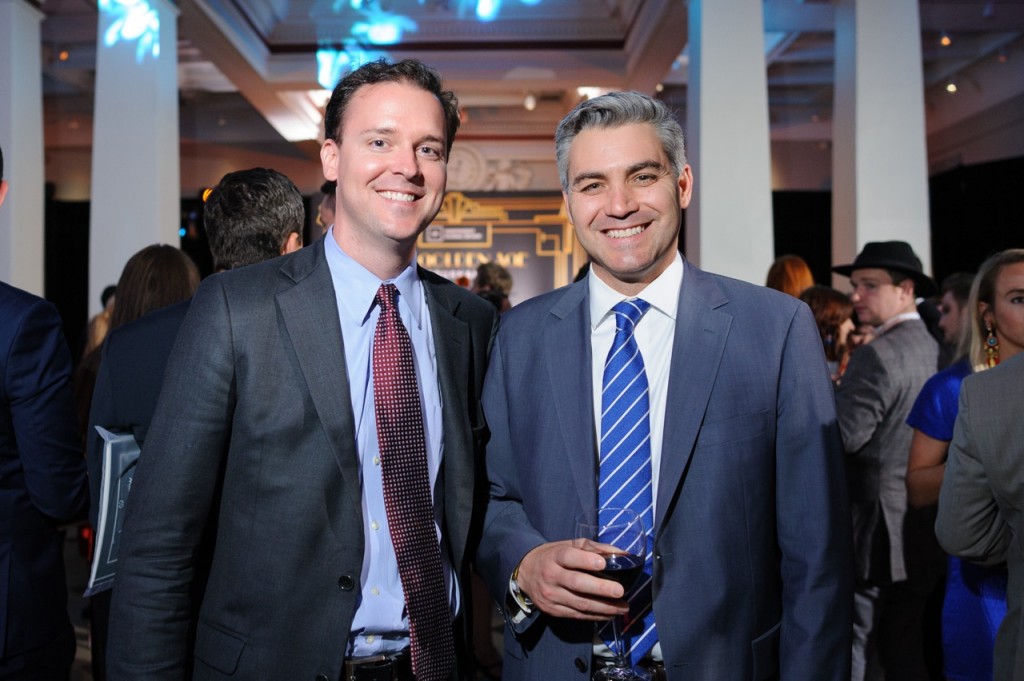 John Parkinson and CNN's Jim Acosta at the Independent Journal Review Golden Age of Journalism WHCD event by Andy DelGiudice