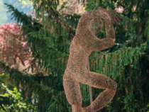 Life-size Wire Sculptures Dance in the Gardens at Hillwood