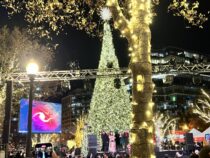 CityCenterDC Lights Holiday Tree with 10th Anniversary Surprises