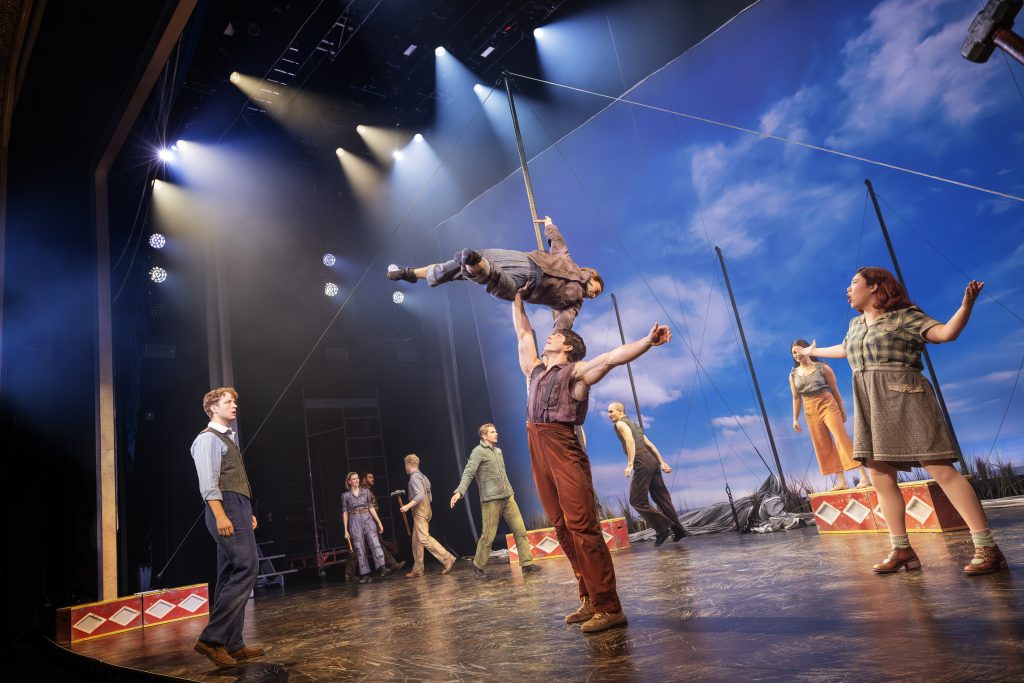 Zachary Keller and the Cast of WATER FOR ELEPHANTS, Photo by Matthew Murphy for MurphyMade (2)