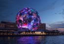 abstract image of a mini-Sphere like that in Las Vegas, but in national harbor near DC