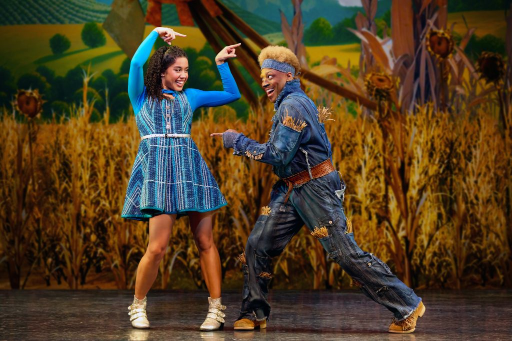 15. Phoenix Assata LaFreniere as Dorothy and Elijah Ahmad Lewis as The Scarecrow in the North American Tour of THE WIZ. Photo by Jeremy Daniel_0777