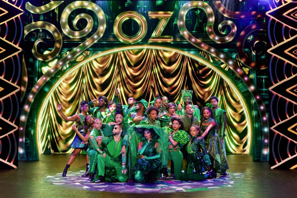 24. The ensemble of The Wiz in Emerald City in the North American Tour of THE WIZ. Photo by Jeremy Daniel