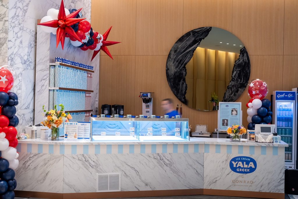 FIRST SCOOP CEREMONY Yala Greek Ice Cream at Conrad Washington, DC